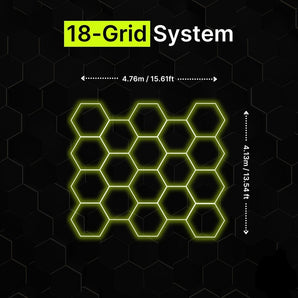 18-GRID Regular Hexagrid LED Lighting System