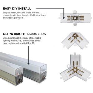 440mm mini LED light bar for hexagrid lighting