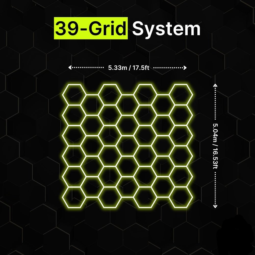 39-GRID Mini Hexagrid LED Lighting System