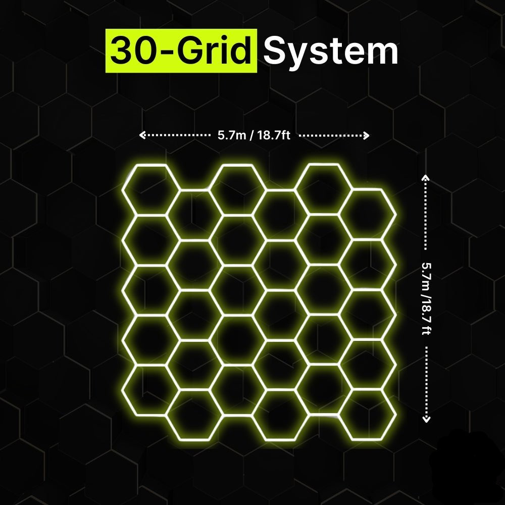 30-GRID Regular Hexagrid LED Lighting System