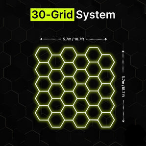 30-GRID Regular Hexagrid LED Lighting System