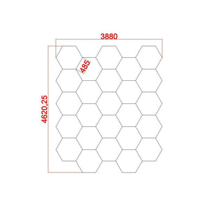 25-GRID Mini Hexagrid LED Lighting System