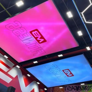 RGB soft box LED light for signage and displays