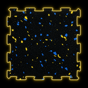 Interlocking rubber gym flooring roll