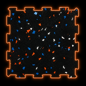 Interlocking rubber gym flooring roll