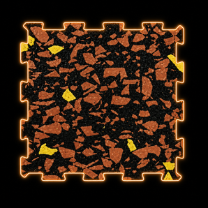 Interlocking rubber gym flooring roll