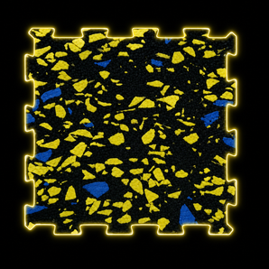 Interlocking rubber gym flooring roll