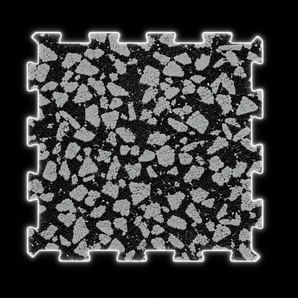 Interlocking rubber gym flooring roll