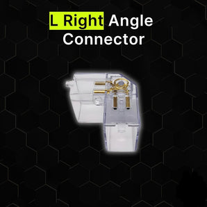 L Right Angle Connector for hexagrid LED lighting