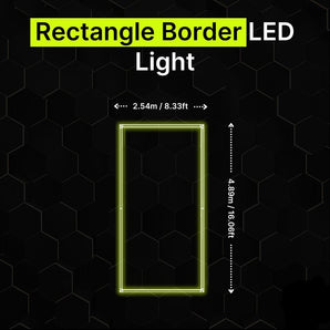 Rectangle border LED light