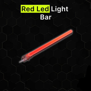 Red LED light bar for hexagrid lighting