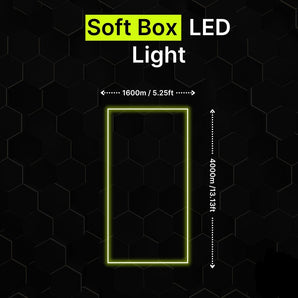 Soft box LED light for detailing and photography