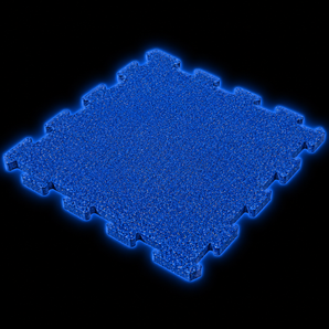 Interlocking garage floor tile