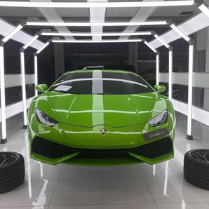 Vortex paint correction light tunnel for car detailing
