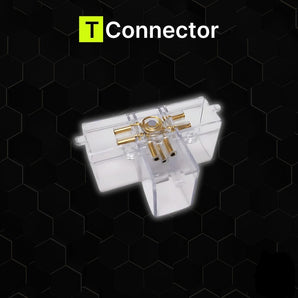T Connector for hexagrid LED lighting