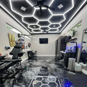 11-GRID Regular Hexagrid LED Lighting System With Border