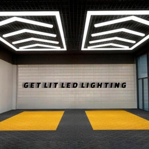 Wide arrow LED light grid