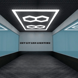 Wide duo hexagrid LED light