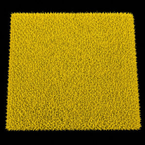 Artificial composite lawn turf - Yellow
