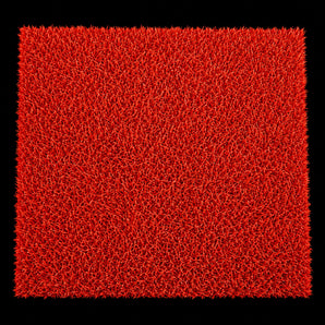 Artificial composite lawn turf - Red